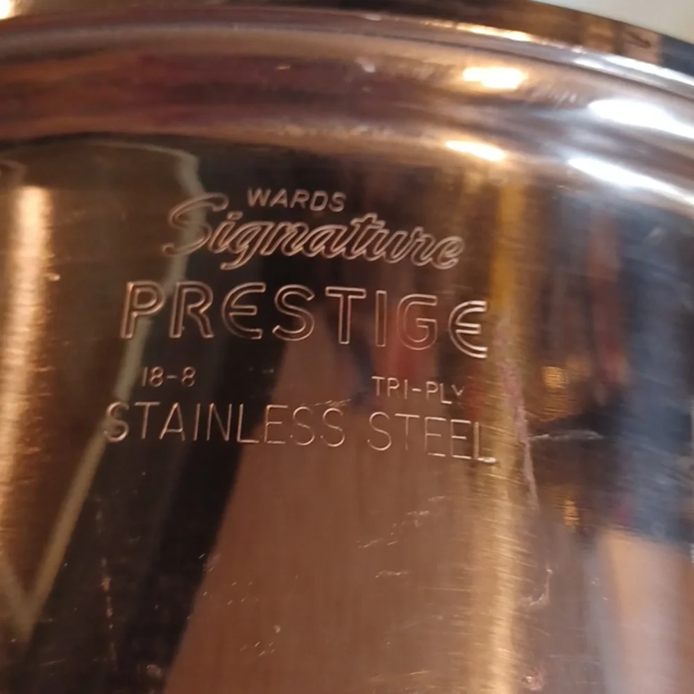 PRESTIGE stainless Steel Saucepan with Lid 3 Qt.